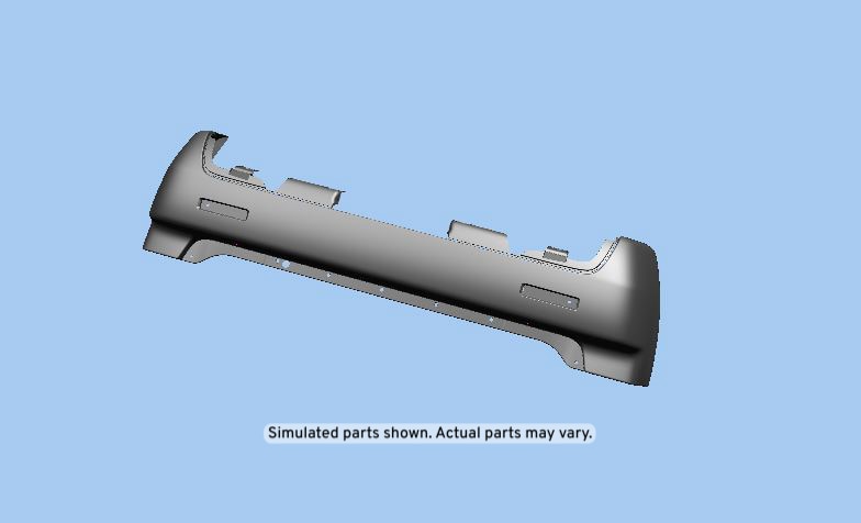 GM Genuine Parts Rear Upper Bumper Cover