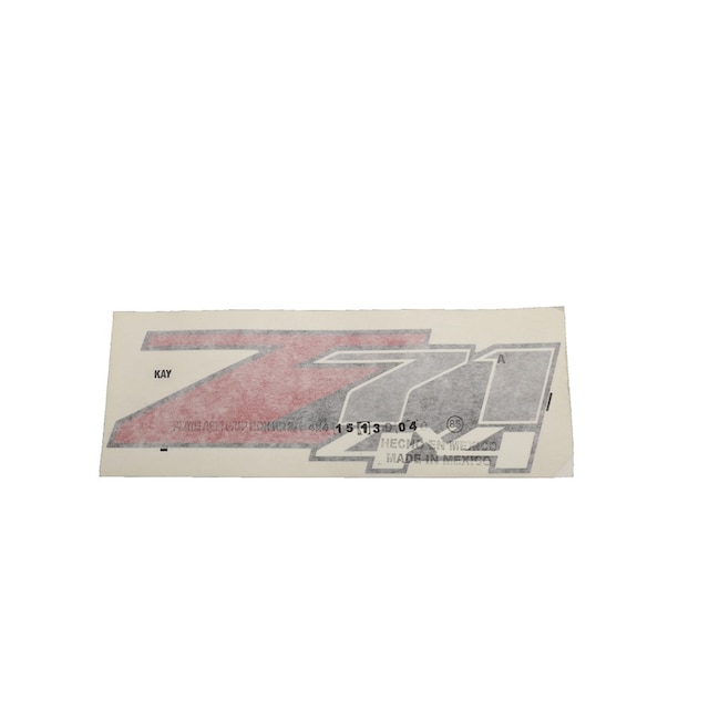 GM Genuine Parts Pickup Box Side Rear Z71 4x4 Decal