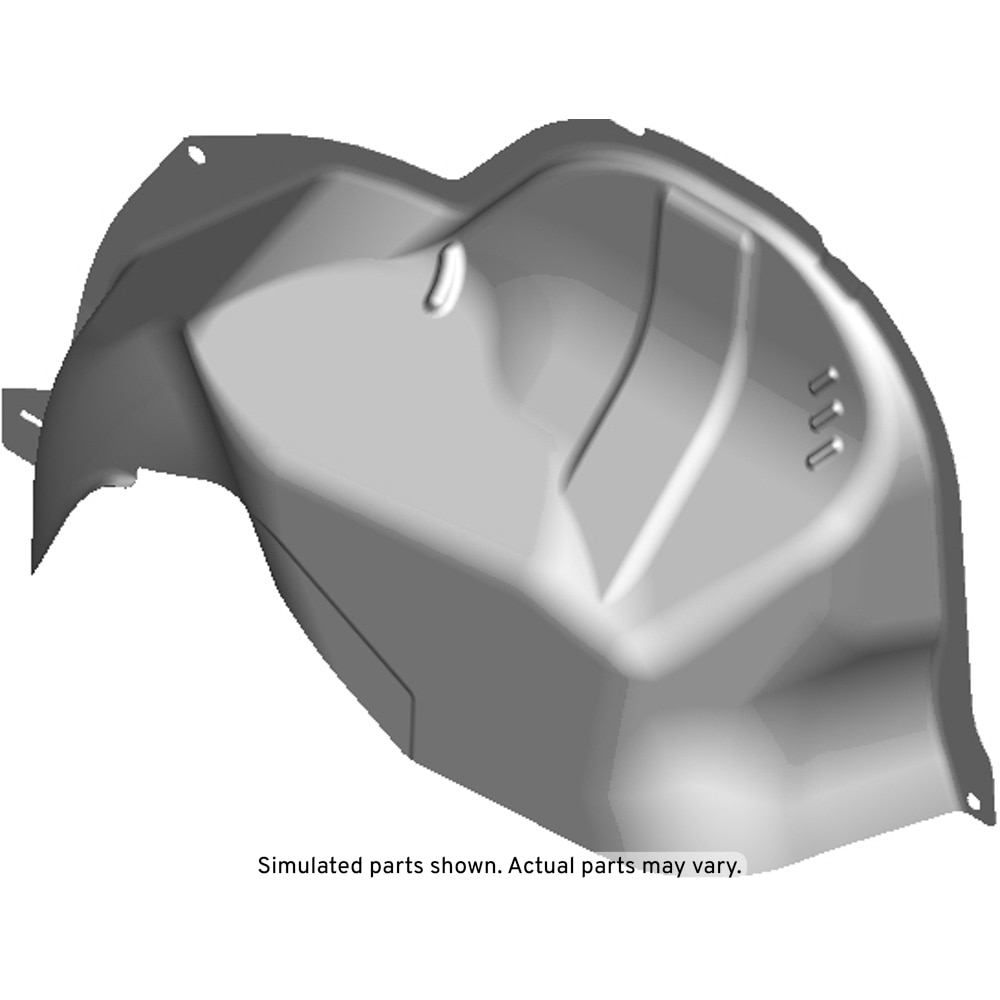 GM Genuine Parts Passenger Side Rear Inner Wheelhouse Panel