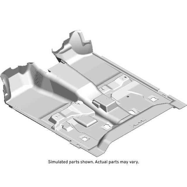 GM Genuine Parts Medium Cashmere Front Floor Panel Carpet