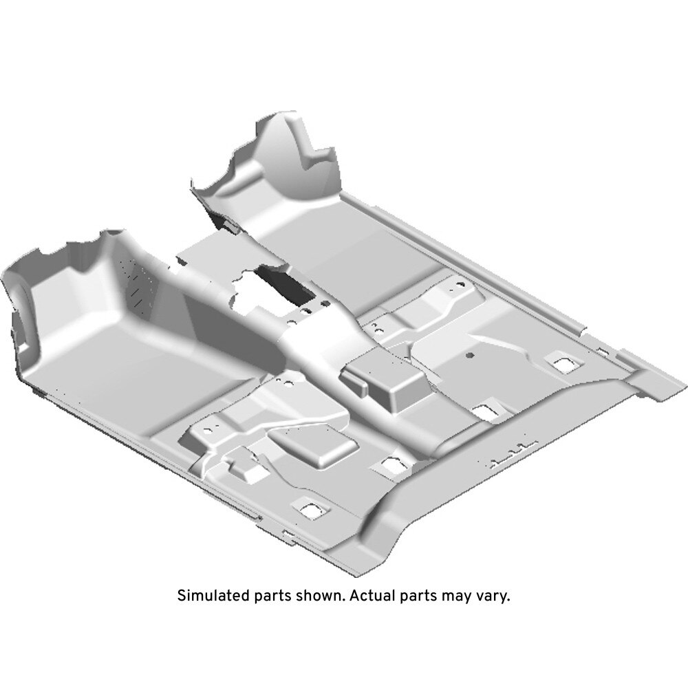 GM Genuine Parts Medium Cashmere Front Floor Panel Carpet