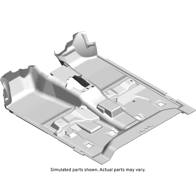 GM Genuine Parts Medium Cashmere Front Floor Panel Carpet