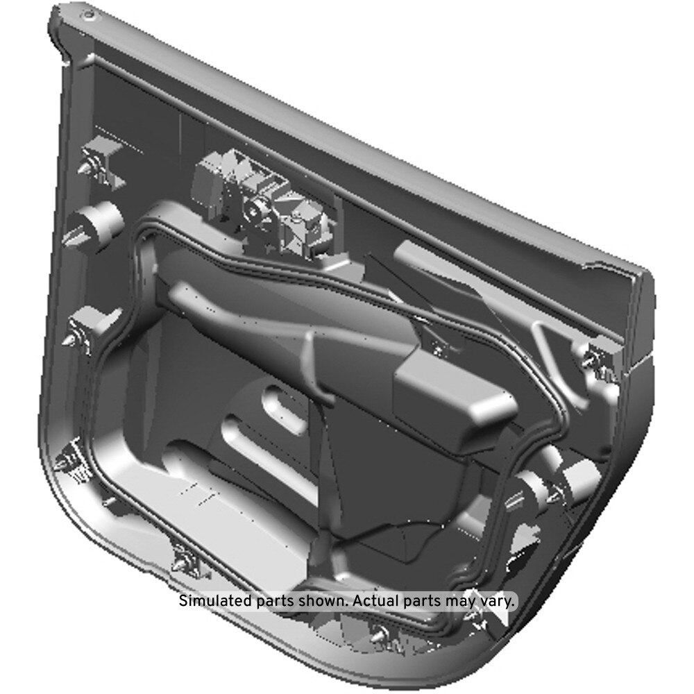 GM Genuine Parts Ebony Rear Driver Side Door Trim