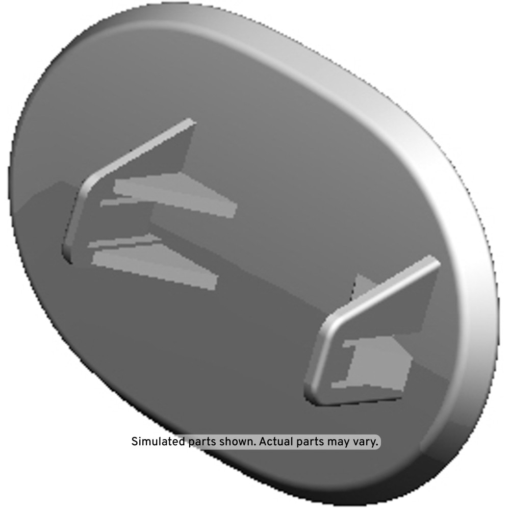 GM Genuine Parts Granite Opel Gray Driver Side Windshield Side Garnish Molding Bolt Hole Finish Plug