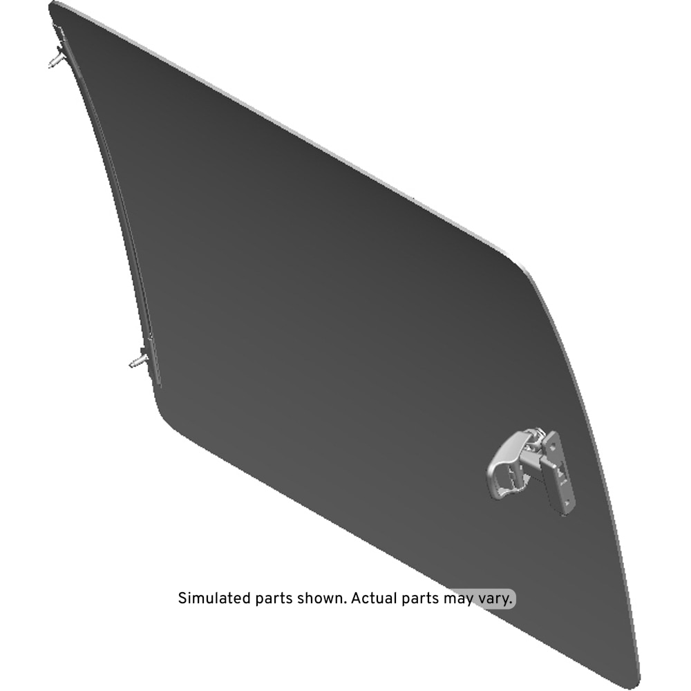 GM Genuine Parts Passenger Side Intermediate Side Door Window