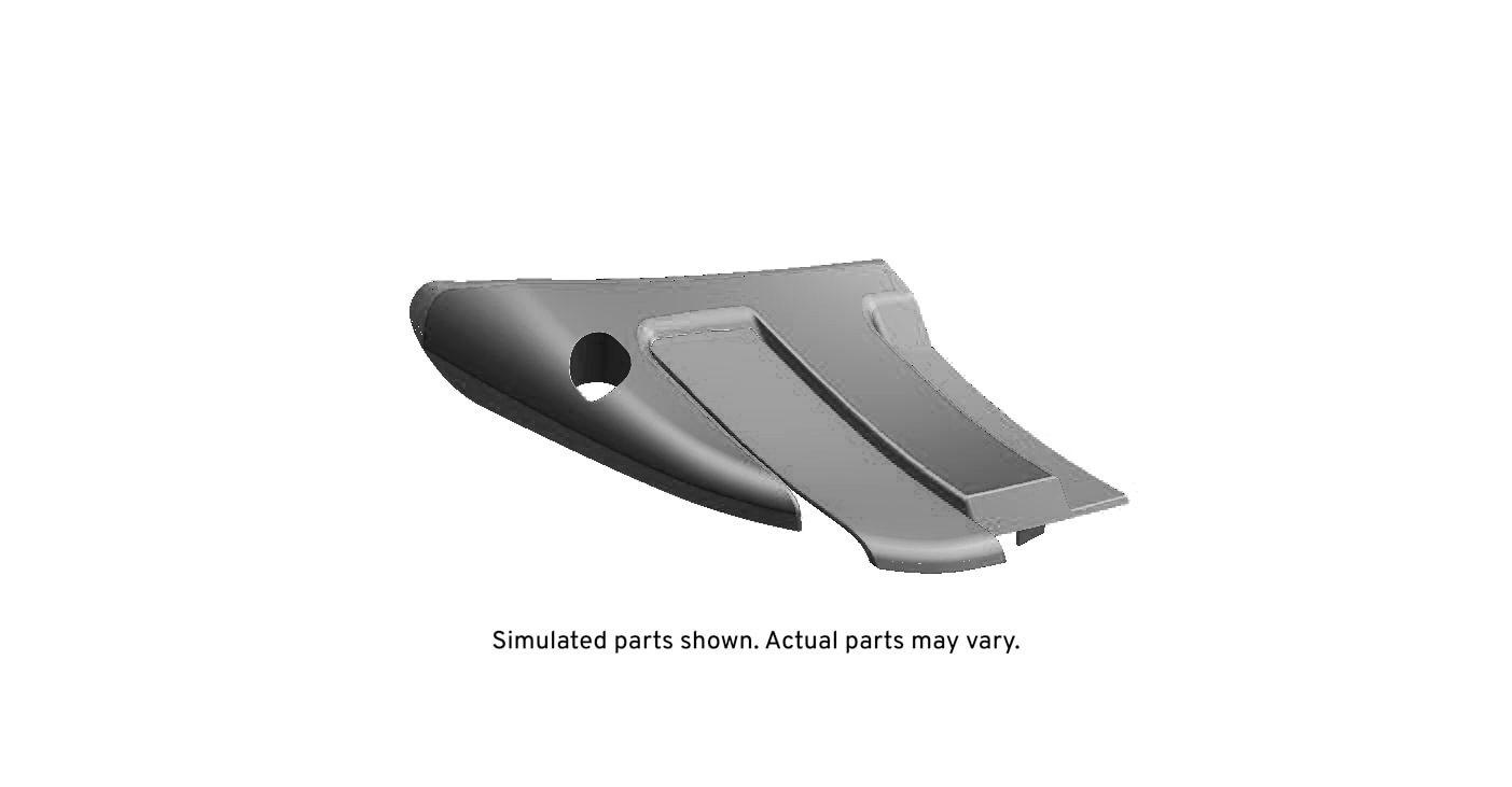 GM Genuine Parts Passenger Side Air Inlet Grille Panel