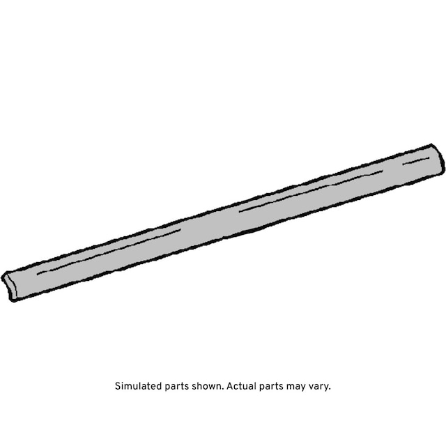 GM Genuine Parts Medium Gray Front Side Door Window Inner Sealing Strip