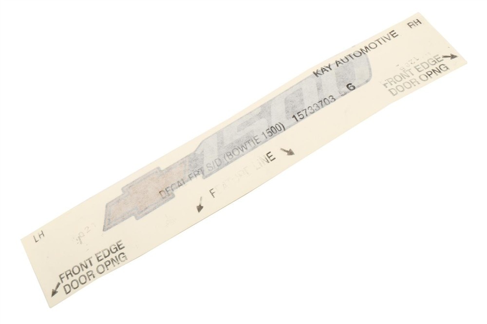 GM Genuine Parts Front Side Door Bowtie 1500 Decal