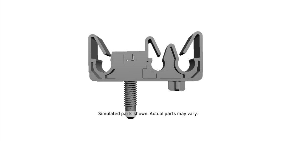 GM Genuine Parts Fuel Feed and Return Front Hose Clip