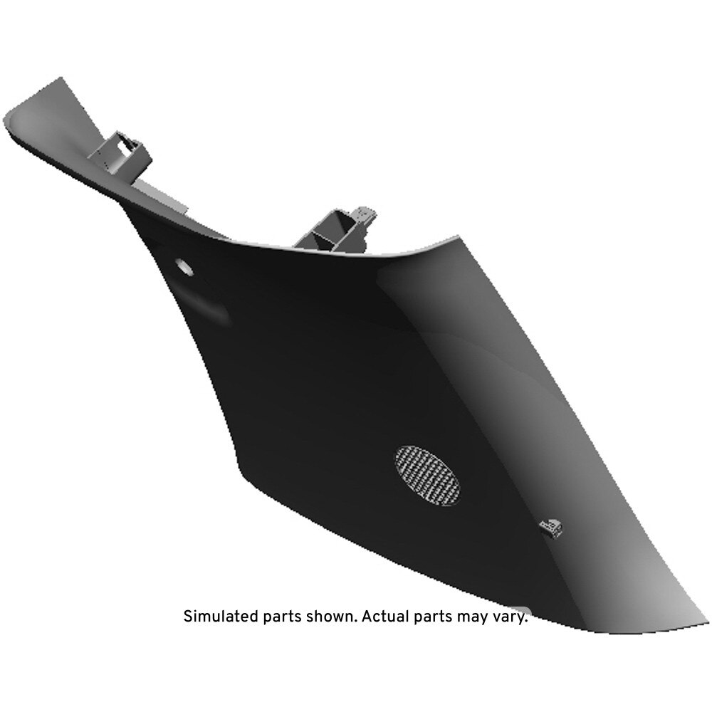 GM Genuine Parts Medium Gray Passenger Side Body Lock Pillar Upper Trim Panel