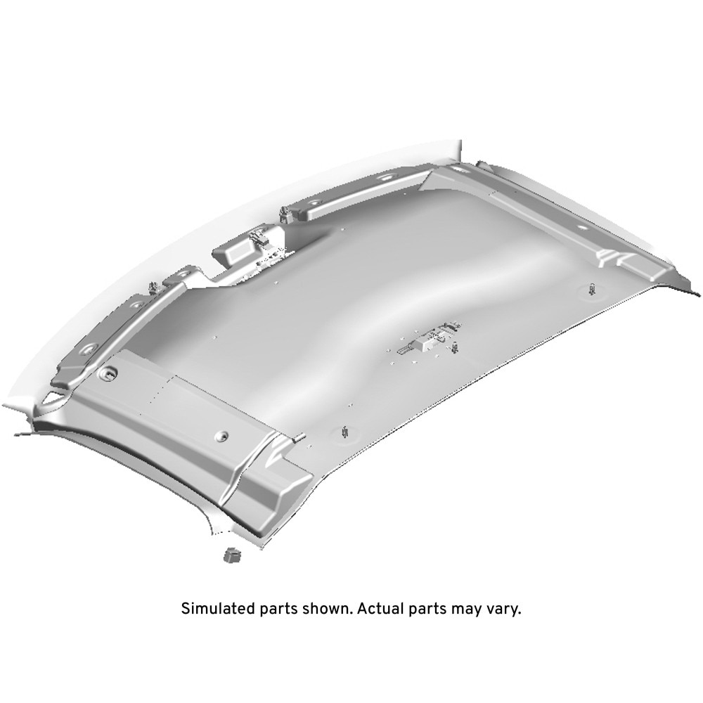 GM Genuine Parts Shale Front Headliner
