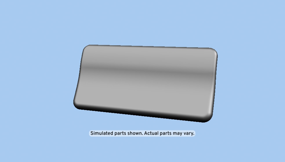 GM Genuine Parts Ebony Rear Seat Back Cushion Assembly