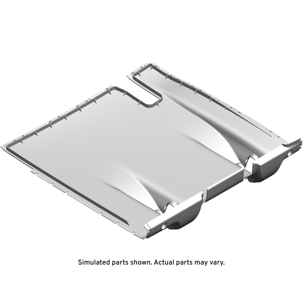 GM Genuine Parts Light Titanium 3rd Row Passenger Side Seat Back Latch Cover