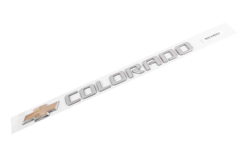 GM Genuine Parts Tailgate Colorado Name Plate with Bowtie Logo