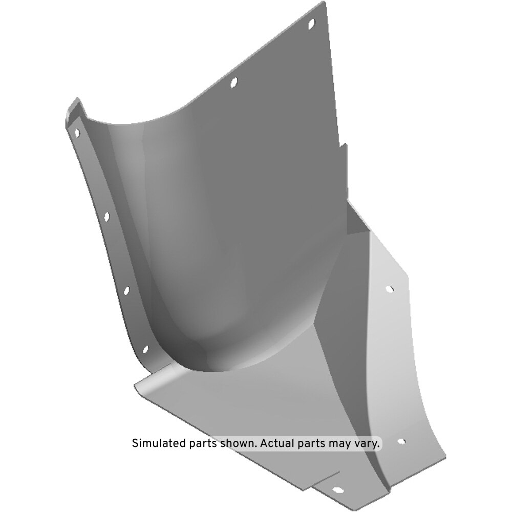 GM Genuine Parts Front Driver Side Rearward Wheelhouse Liner with Seal