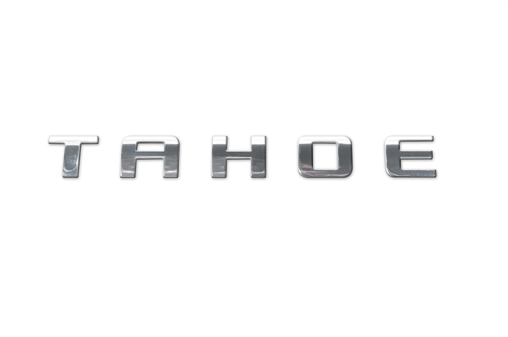 GM Genuine Parts Bright Chrome Tahoe Name Plate
