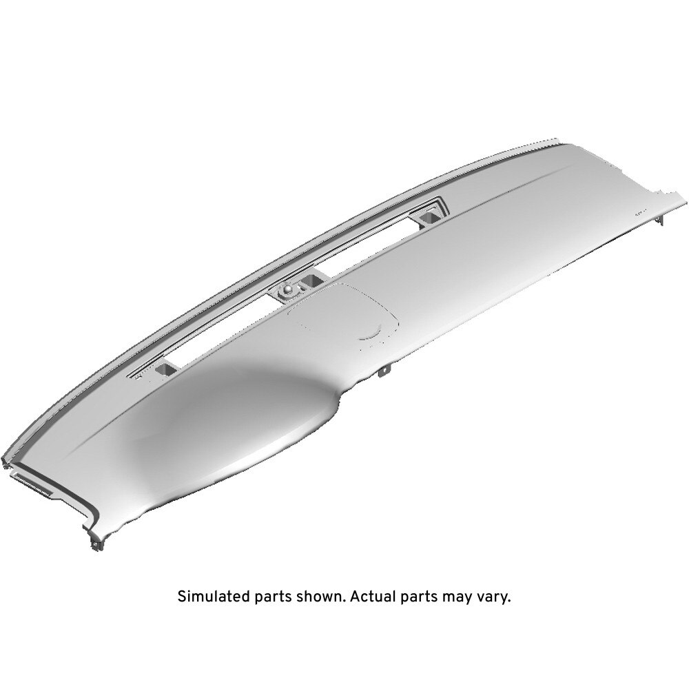 GM Genuine Parts Dark Titanium Instrument Upper Panel