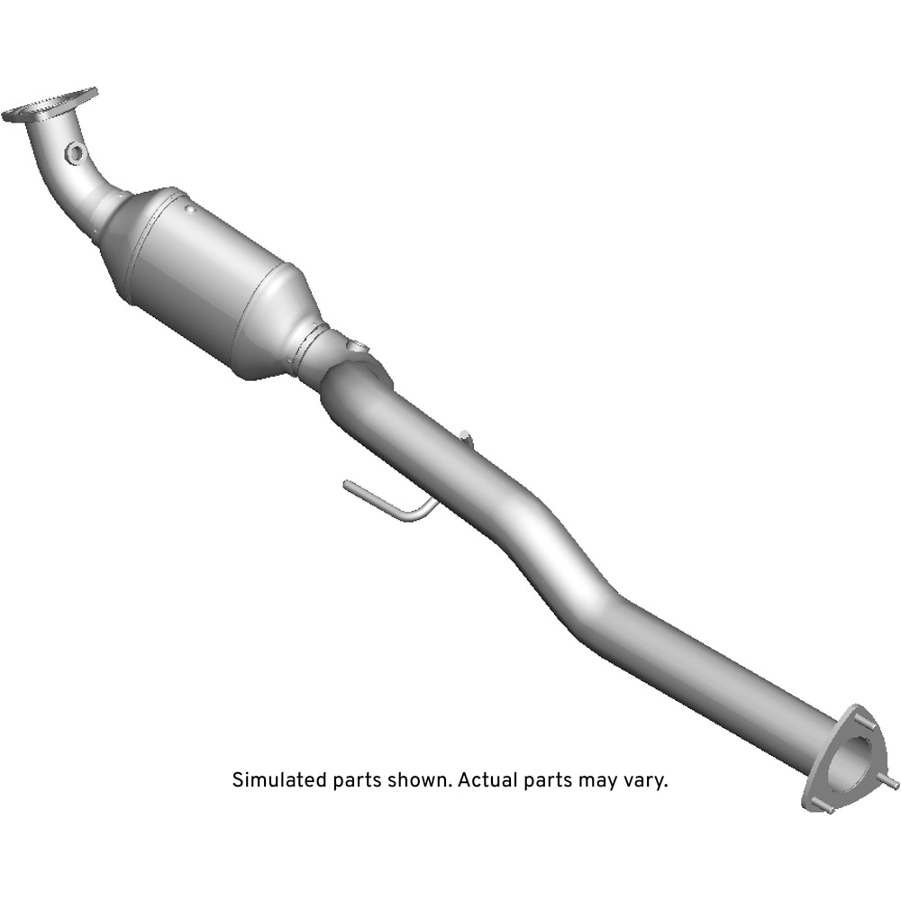 GM Genuine Parts Passenger Side 3-Way Catalytic Converter with Pipe, Flange, Bushings, Hanger, and Studs