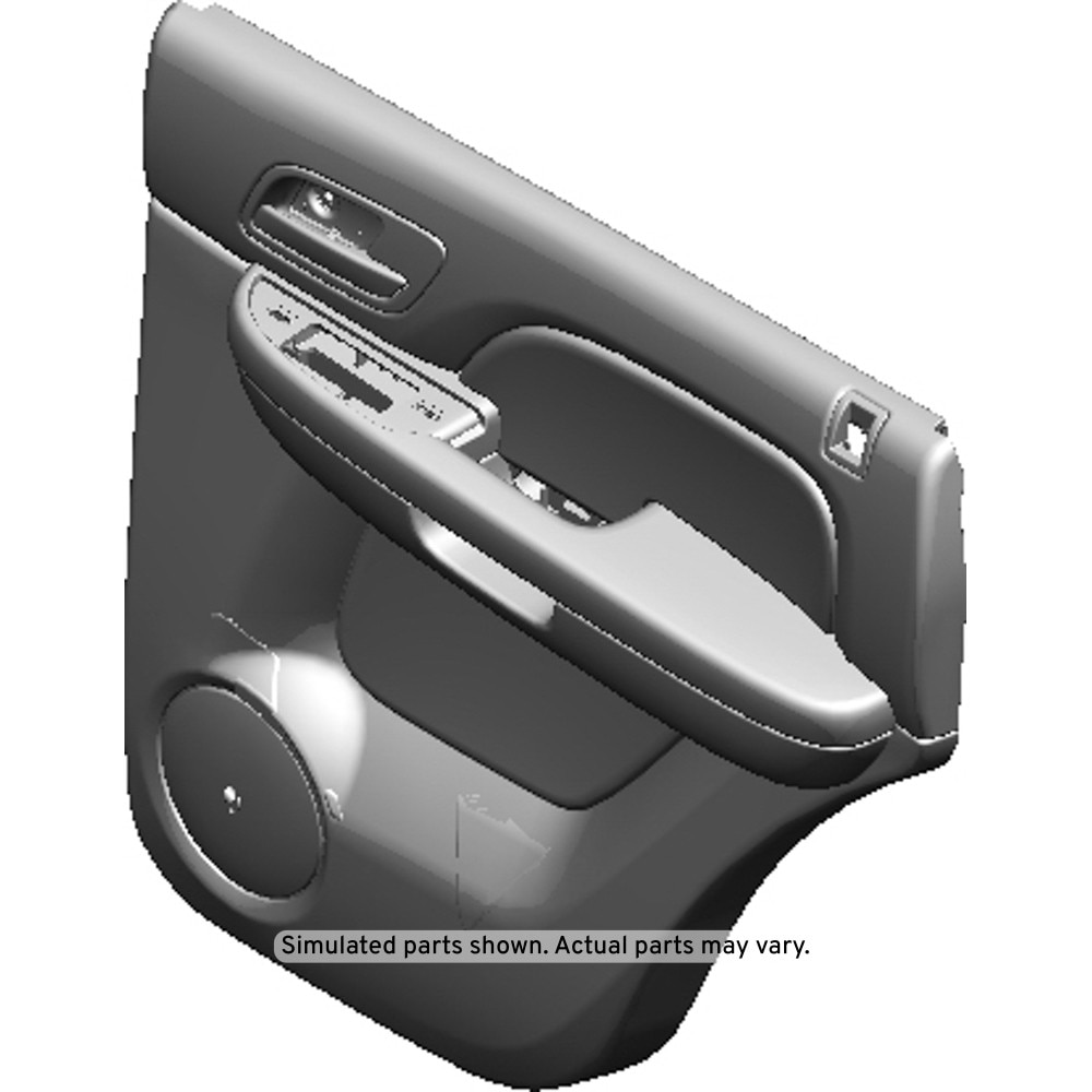 GM Genuine Parts Ebony Rear Passenger Side Door Trim Panel