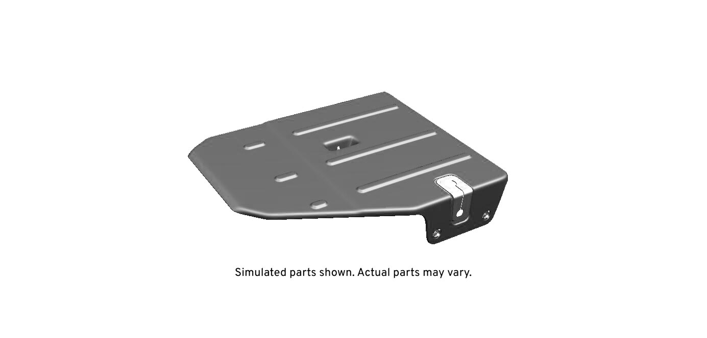 GM Genuine Parts Ebony Passenger Side Rear Seat Back Panel