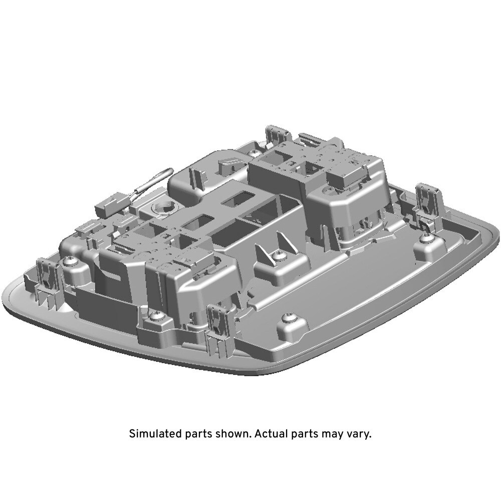 GM Genuine Parts Light Titanium Roof Console