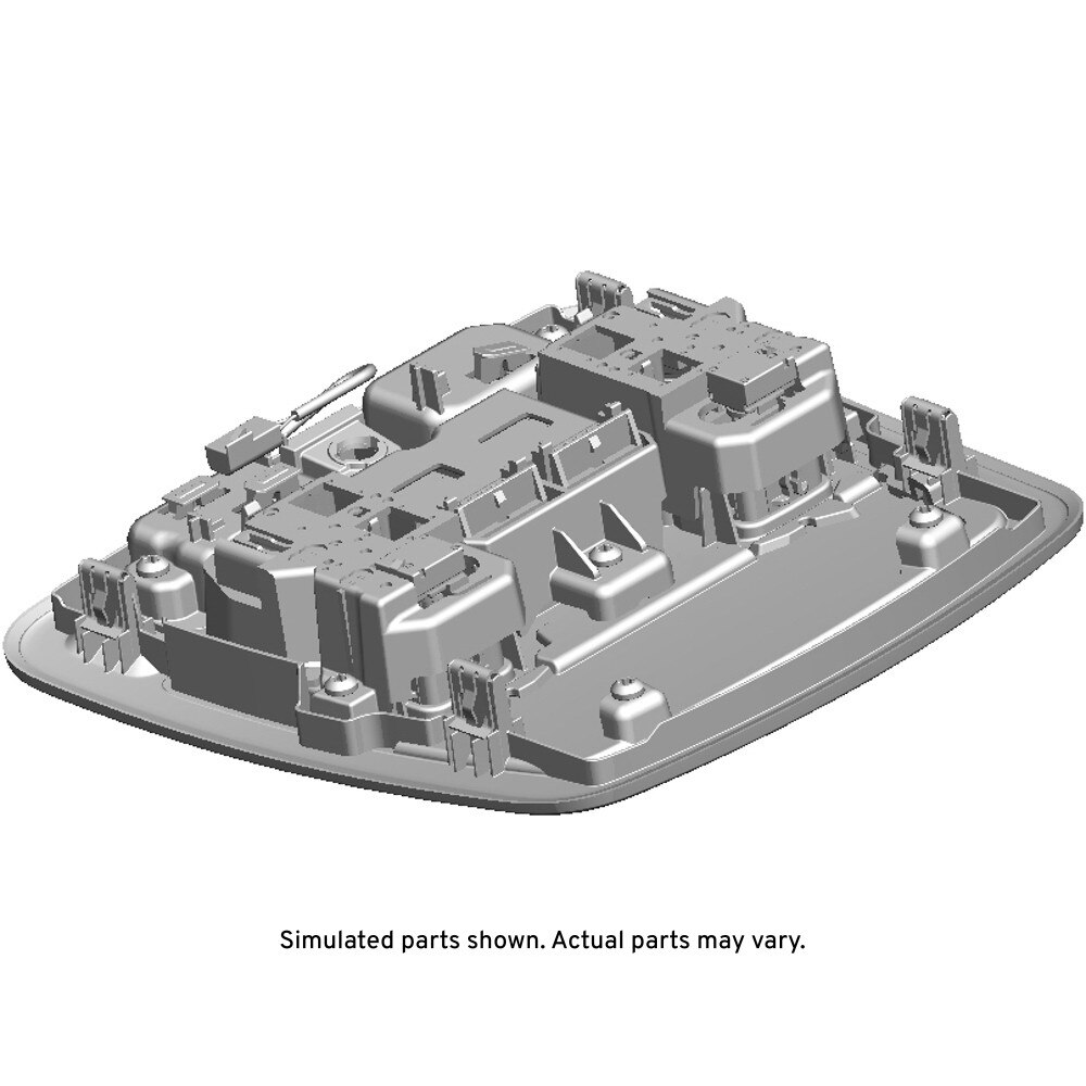 GM Genuine Parts Light Titanium Roof Console