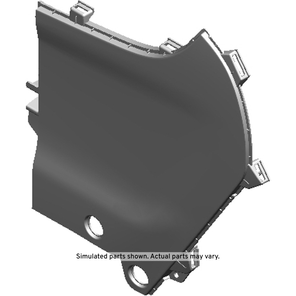 GM Genuine Parts Dark Titanium Front Driver Side Floor Console Trim Panel