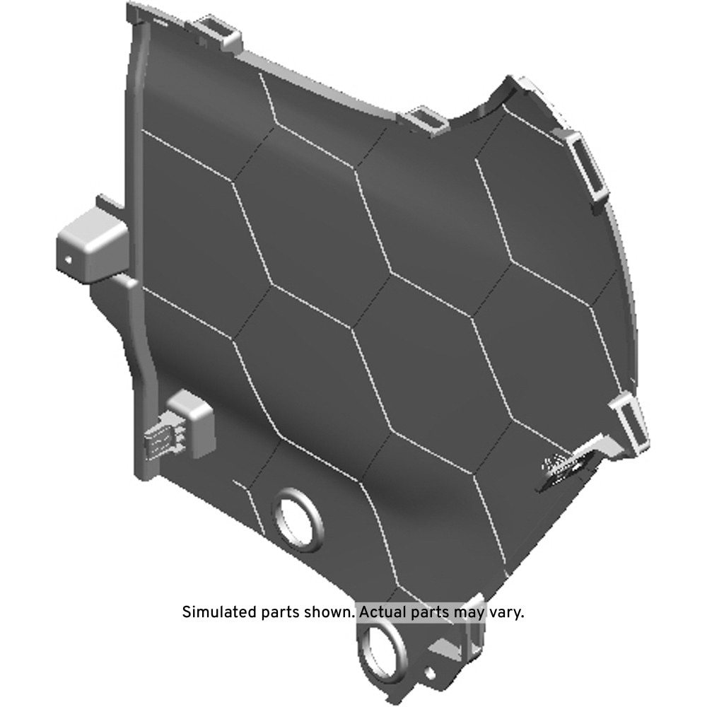 GM Genuine Parts Shale Passenger Side Front Floor Console Trim Panel