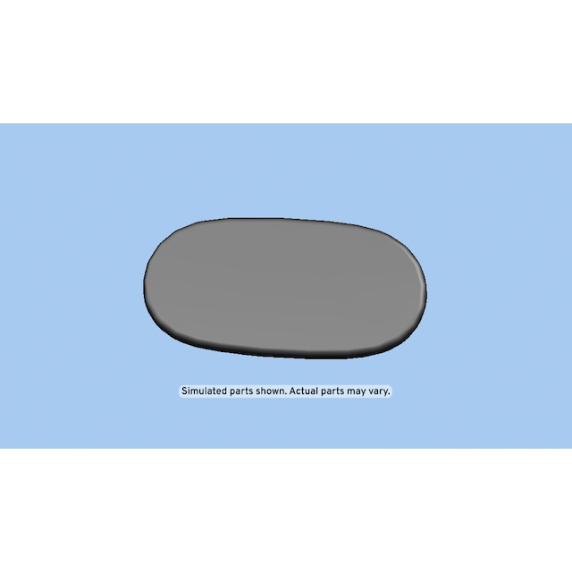 GM Genuine Parts Granite Opel Gray Body Lock Pillar Garnish Molding Plug