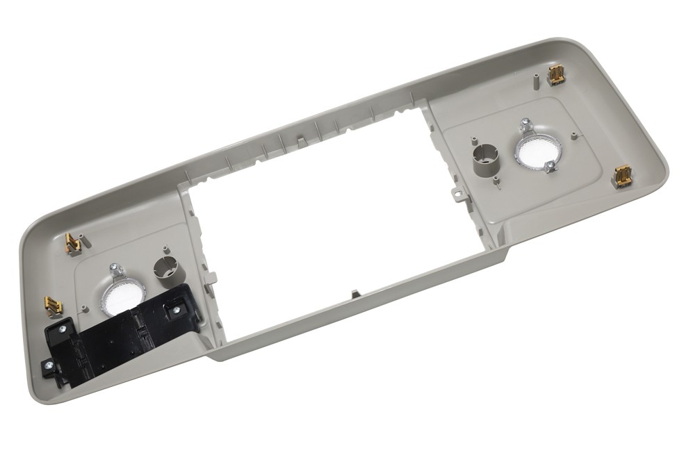 GM Genuine Parts Light Titanium Roof Console Opening Trim Plate