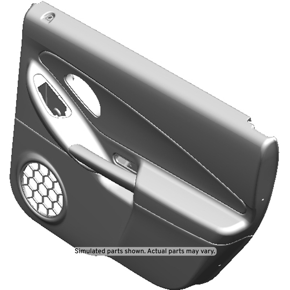 GM Genuine Parts Ebony Rear Passenger Side Door Trim