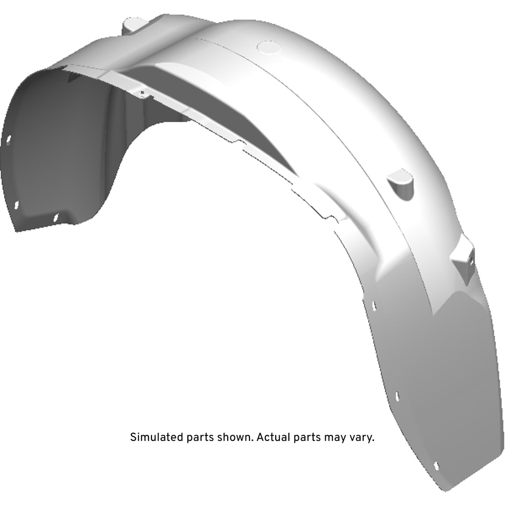 GM Genuine Parts Rear Driver Side Wheelhouse Liner with Nut
