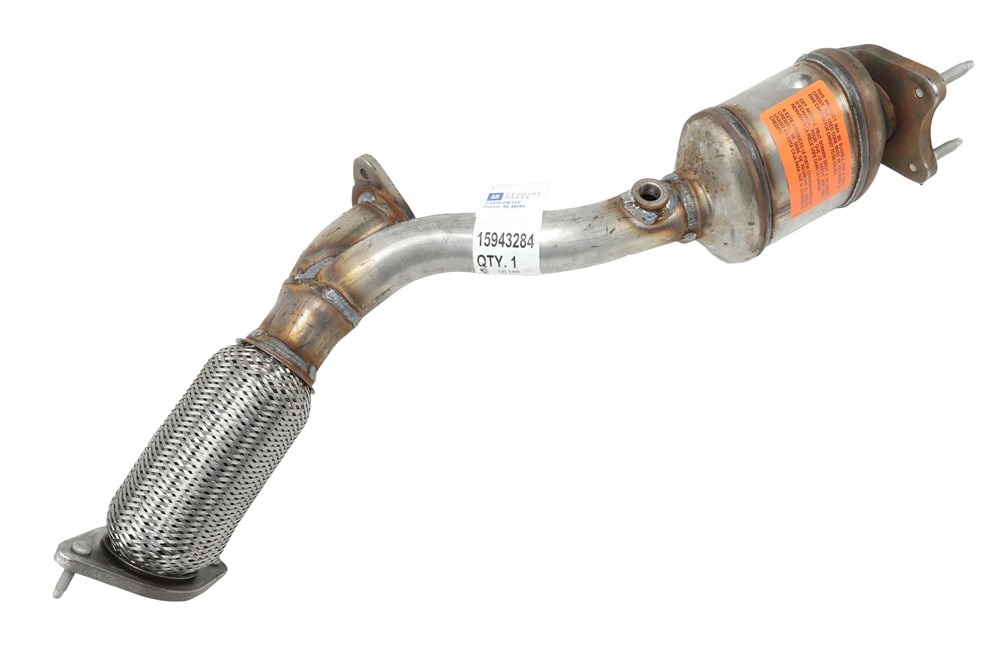 GM Genuine Parts 3-Way Catalytic Converter with Flanges, Gasket, and Studs