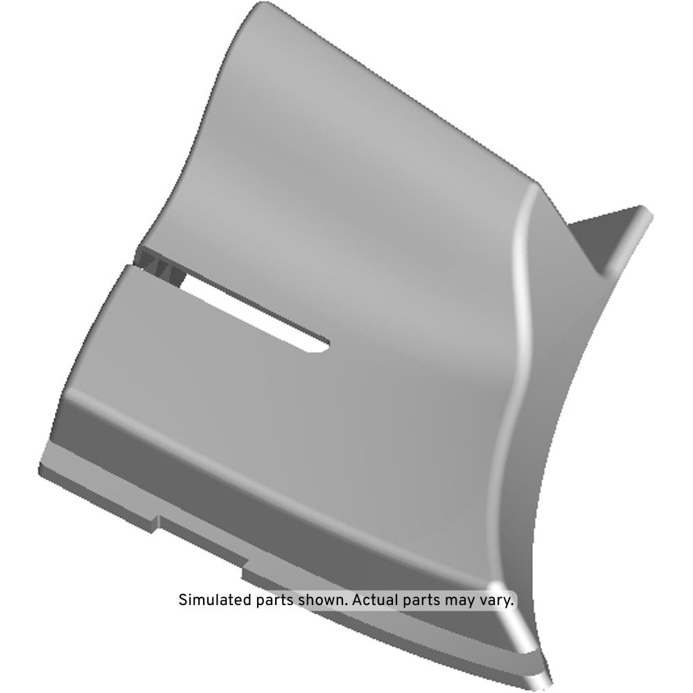 GM Genuine Parts Black Driver Side Air Inlet Grille Panel