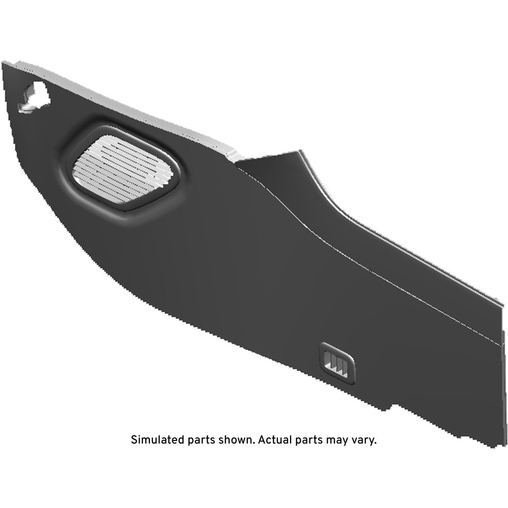 GM Genuine Parts Ebony Front Driver Side Floor Console Extension Panel