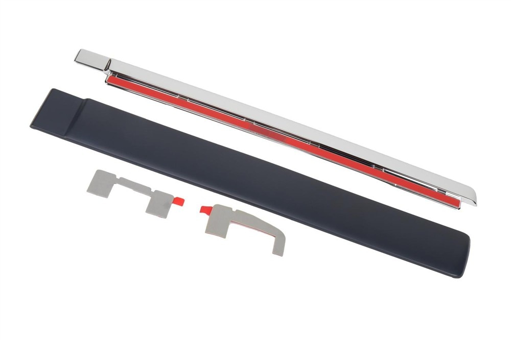 GM Genuine Parts Primed Rear Driver Side Door Center Molding with Tape
