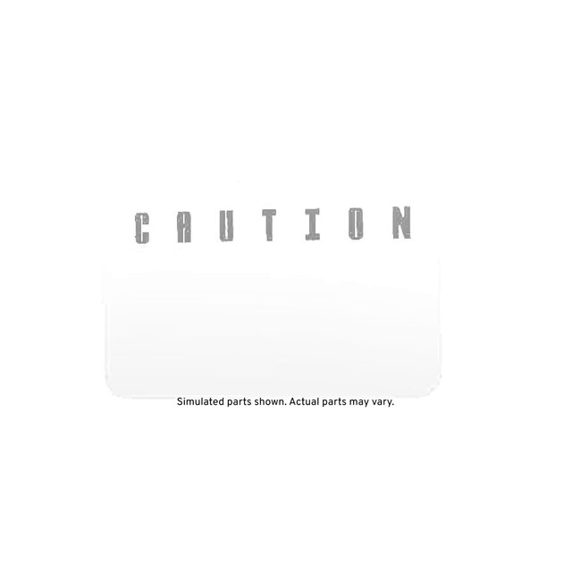 GM Genuine Parts Battery Removal Caution Label