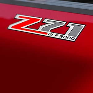 Pickup Box Decal Package in Gray with Z71 Logo