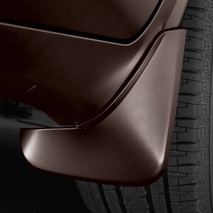 Front Molded Splash Guards in Dark Chocolate Metallic