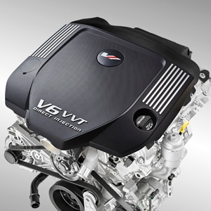 3.6L Engine Cover in Black