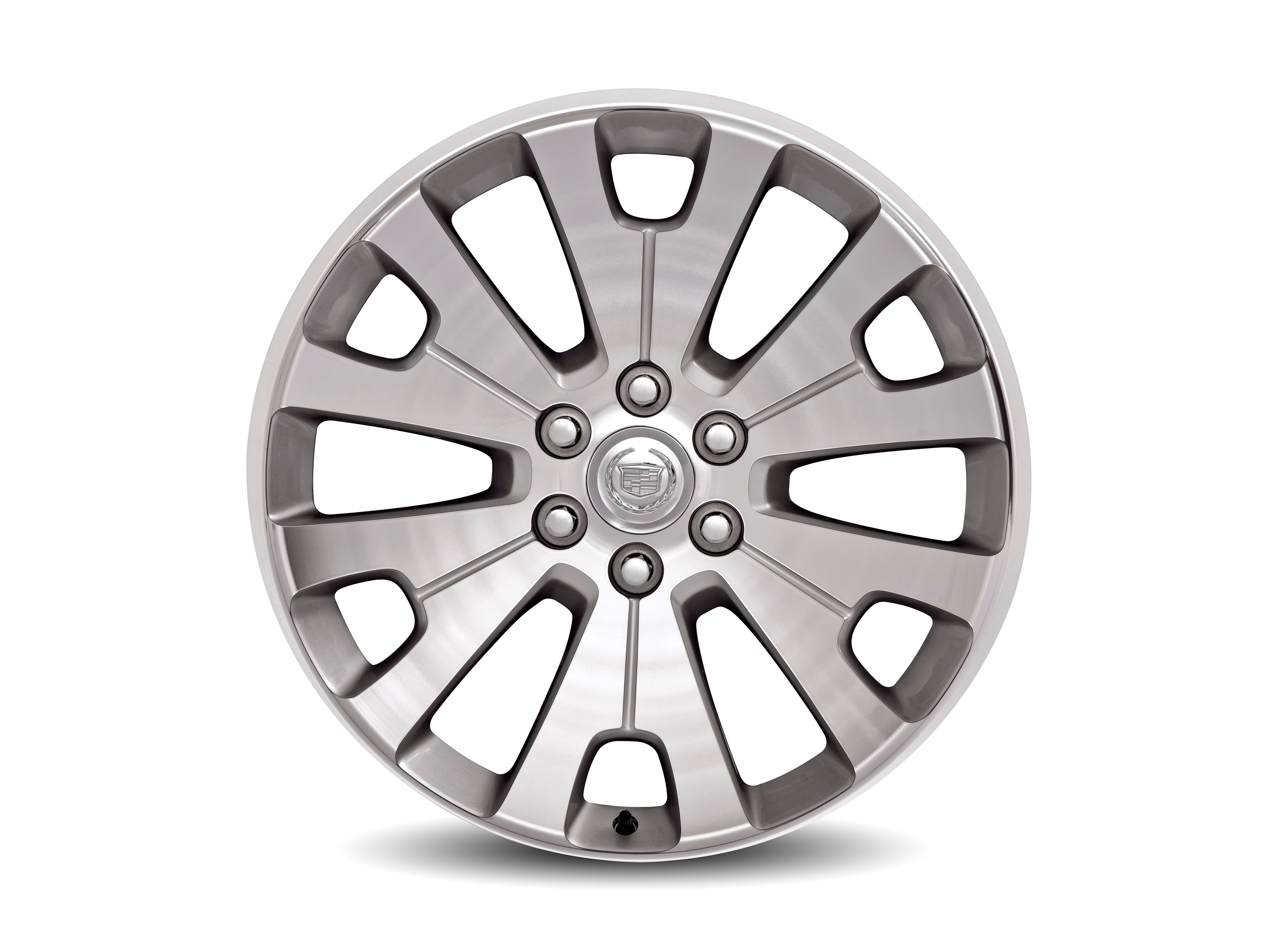 Cadillac 22x9-Inch Aluminum 6-Split-Spoke Wheel in Ultra