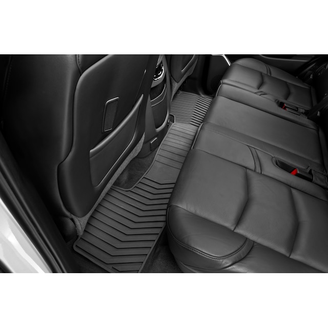 Second-Row One-Piece Premium All-Weather Floor Mat in Jet Black