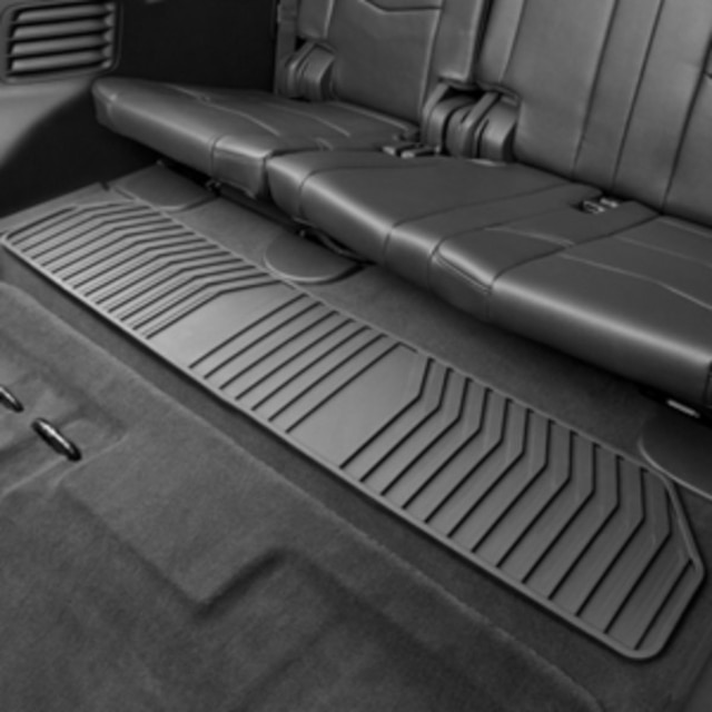 Third-Row One-Piece Premium All-Weather Floor Mat in Jet Black