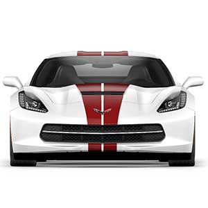 Dual Racing Stripe Package in Crystal Red | 23172538 | Chevrolet