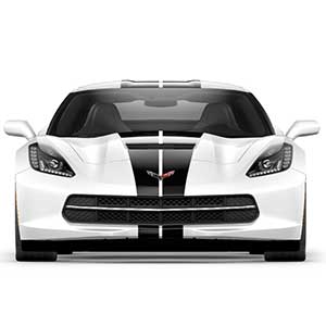 Dual Racing Stripe Package in Carbon Flash