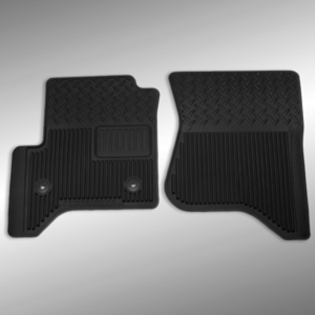 First-Row Premium All-Weather Floor Mats in Jet Black