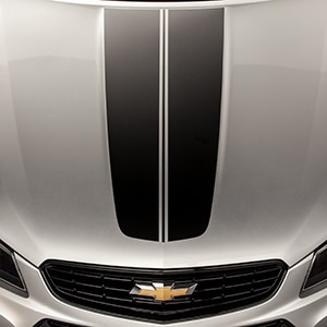 Hood Stripe Package in Black