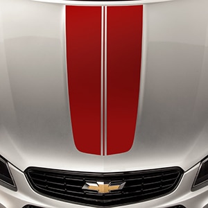 Hood Stripe Package in Red