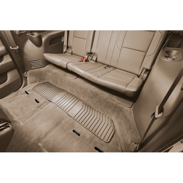 Third-Row One-Piece Premium All-Weather Floor Mat in Dune
