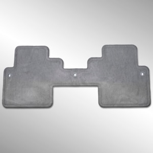 Second-Row One-Piece Carpeted Floor Mat in Titanium for Models with Second-Row Captain's Chairs